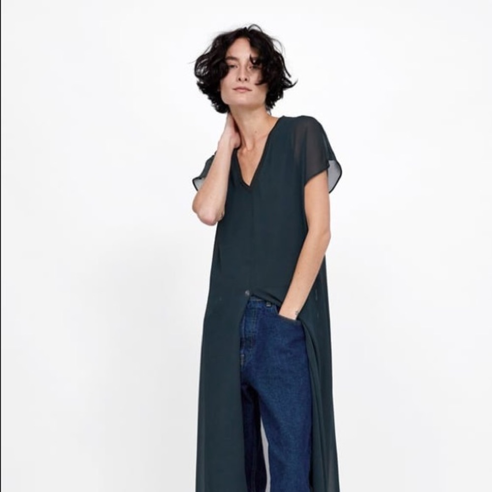 ZARA LONG BLOUSE